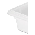 Rubbermaid Commercial Food/Tote Boxes, 3.5 gal, 18 x 12 x 6, White, Plastic (3509WHI)