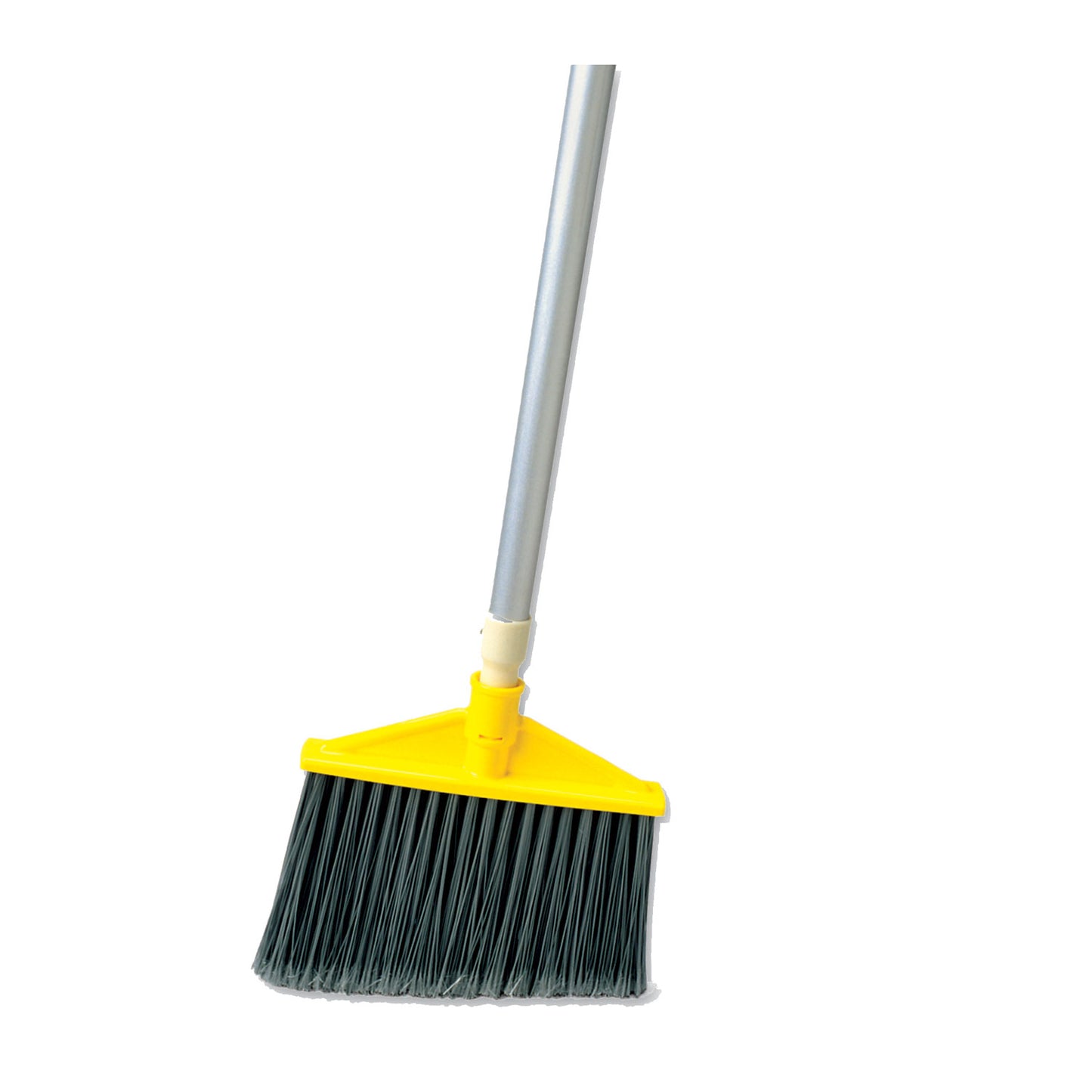 Rubbermaid Commercial Angled Large Broom, 48.78" Handle, Silver/Gray (6385GRA)