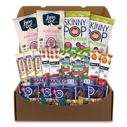 Snack Box Pros Low Calories Snack Box, 28 Assorted Snacks/Box (70000128)