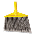 Rubbermaid Commercial 7920014588208, Angled Large Broom, 46.78" Handle, Gray/Yellow (637500GY)