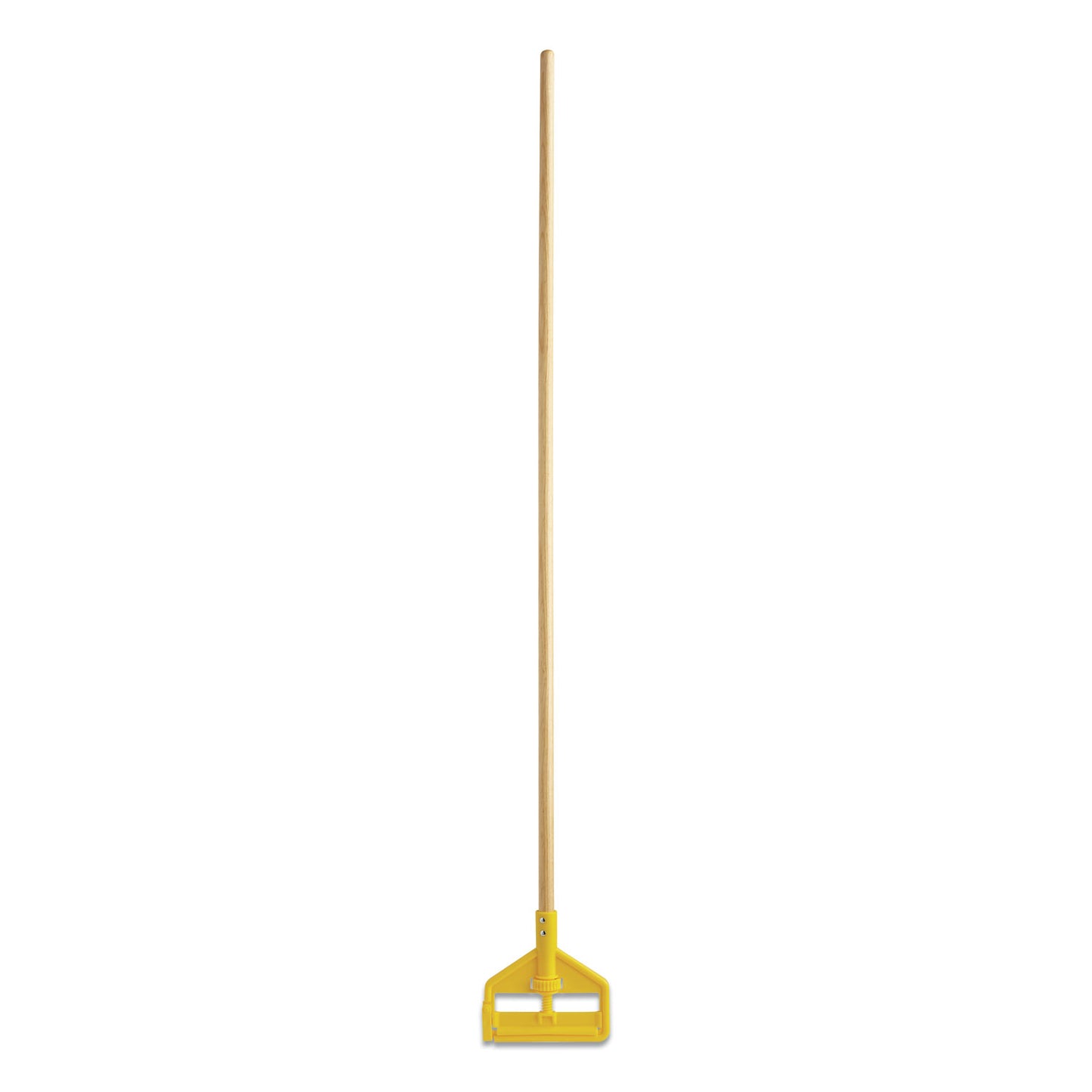 Rubbermaid Commercial Invader Side-Gate Wood Wet-Mop Handle, 1" dia x 60", Natural, 12/Carton (H116)