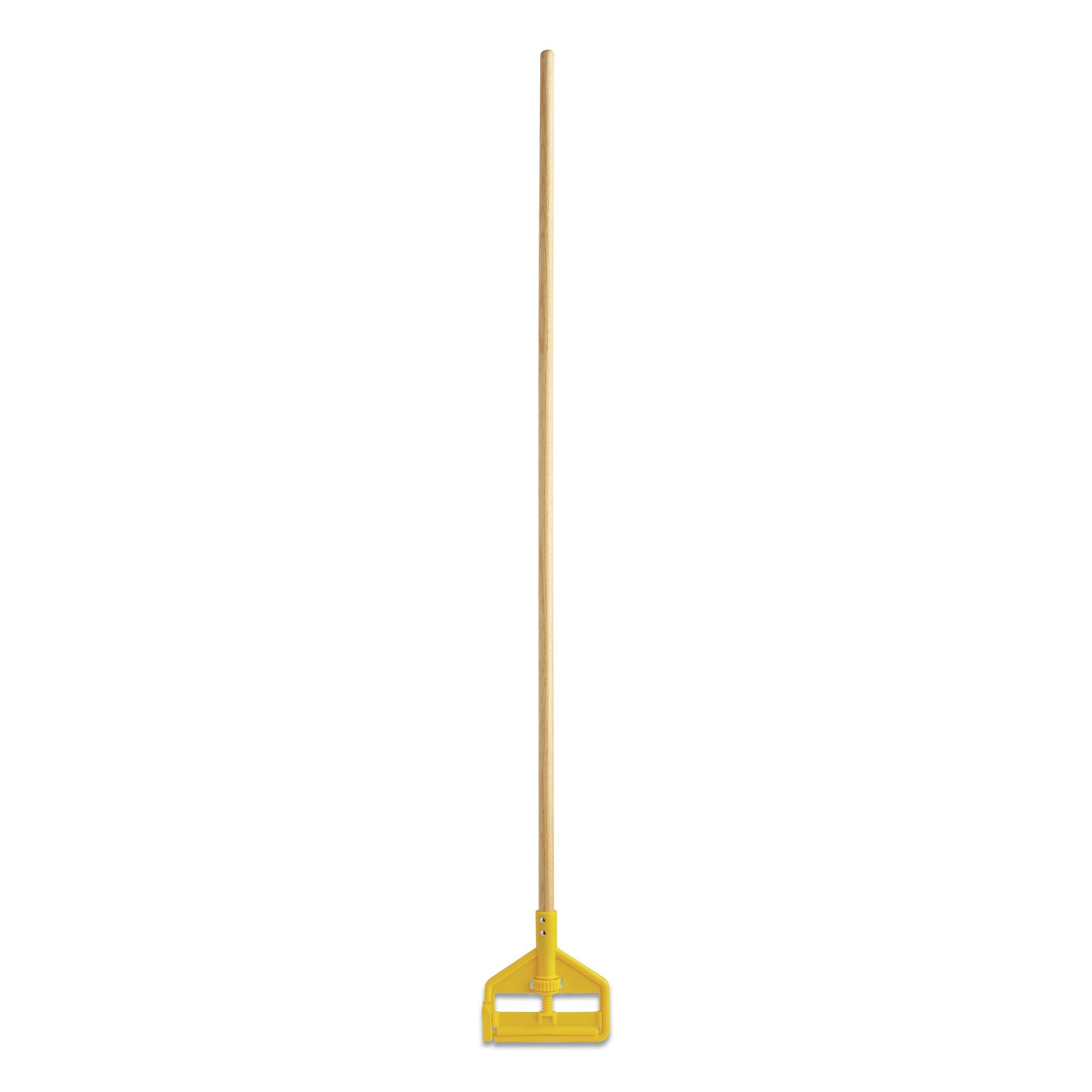 Rubbermaid Commercial Invader Side-Gate Wood Wet-Mop Handle, 1" dia x 60", Natural, 12/Carton (H116)