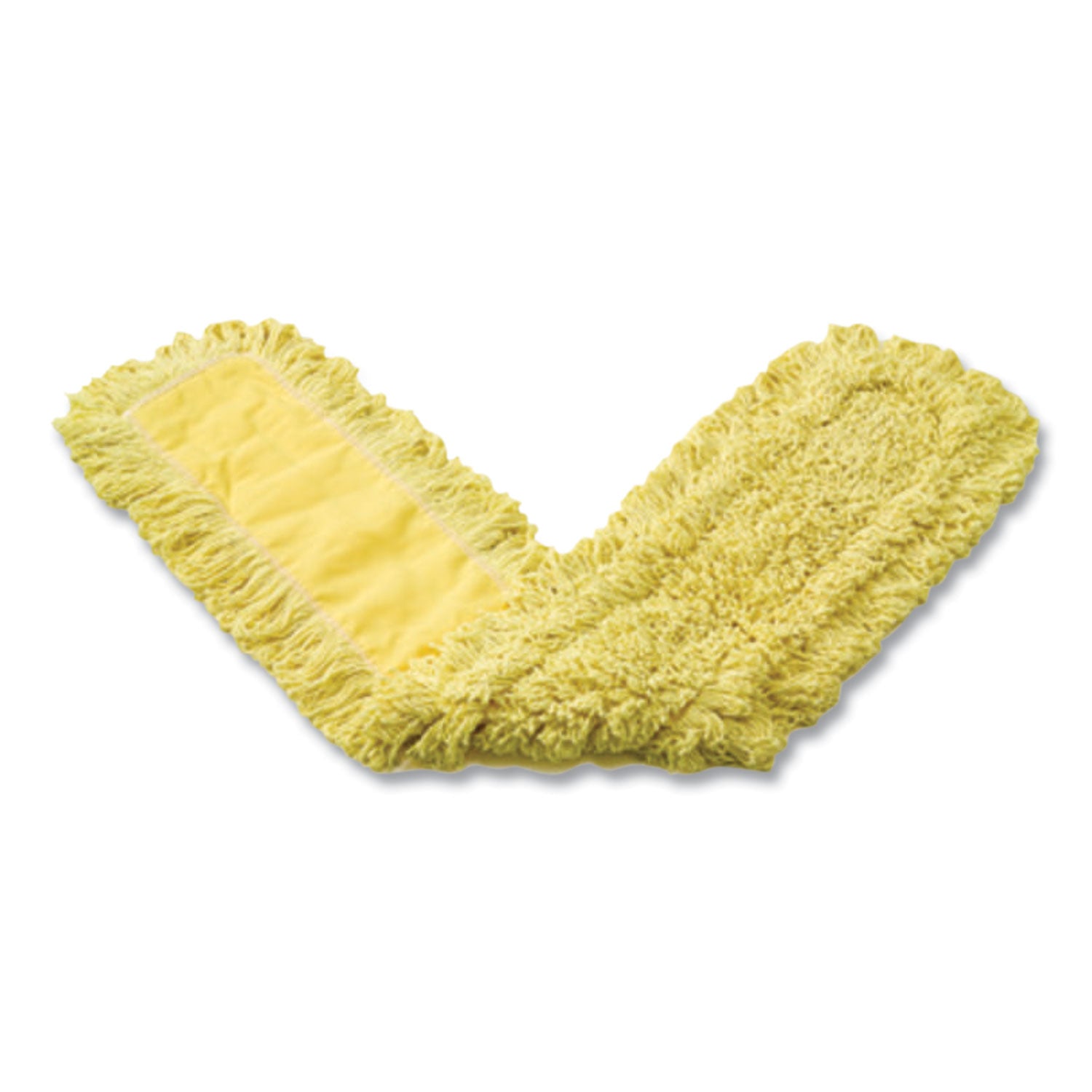 Rubbermaid Commercial Trapper Commercial Dust Mop, Looped-end Launderable, 5" x 24", Yellow (J15300YEL)