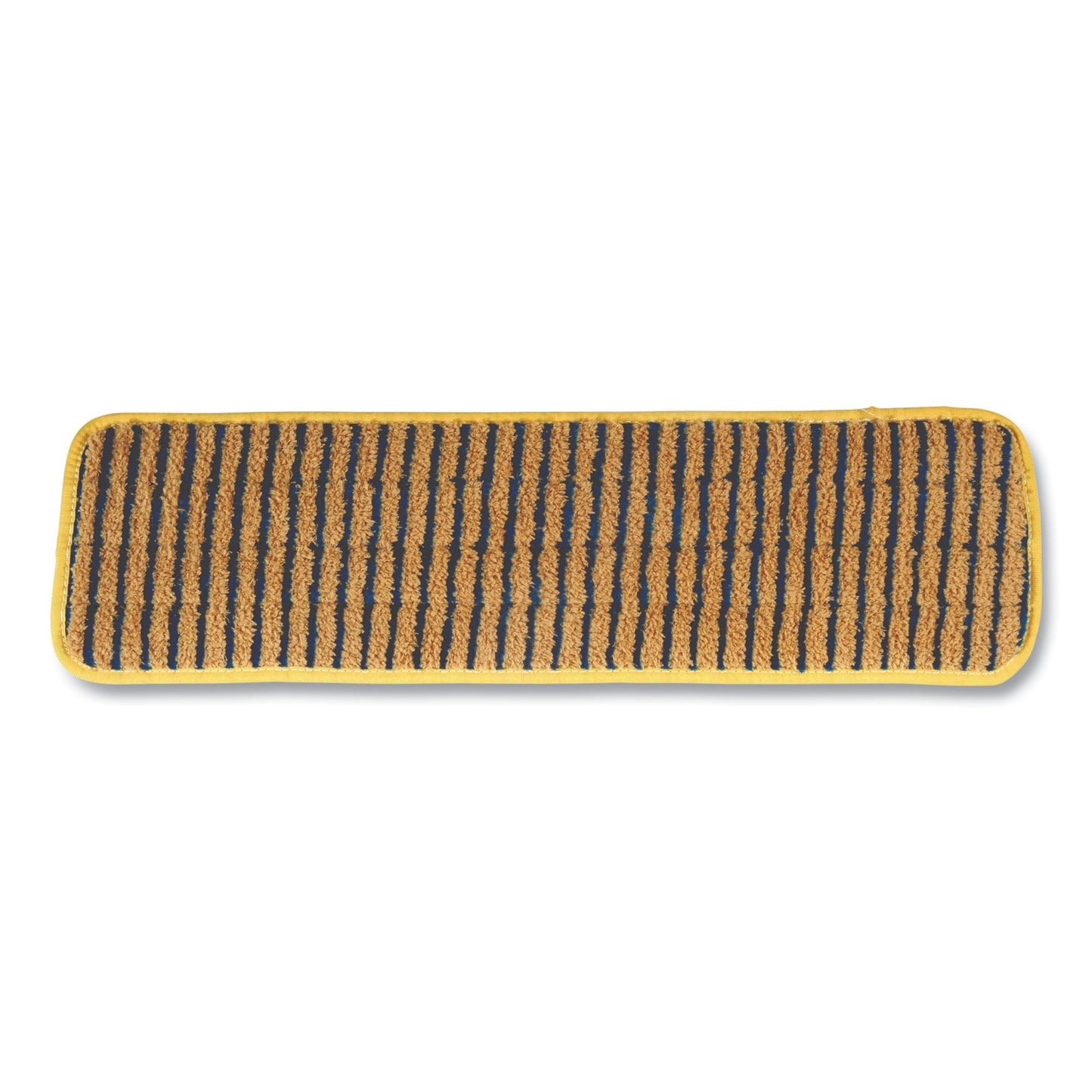 Rubbermaid Commercial Microfiber Scrubber Pad, Vertical Polyprolene Stripes, 18", Yellow, 6/Carton (Q810YEL)