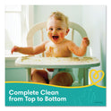 Pampers Complete Clean Baby Wipes, 1-Ply, Baby Fresh, 7 x 6.8, White, 72 Wipes/Pack, 8 Packs/Carton (75536)