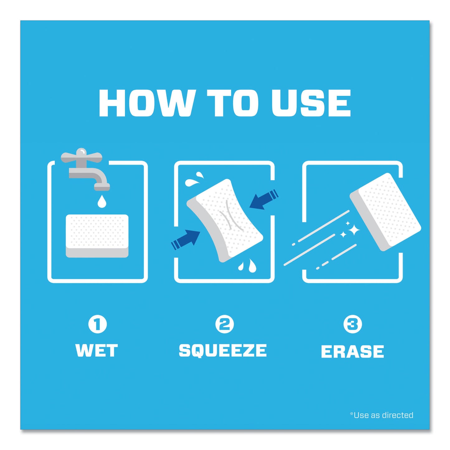 Mr. Clean Magic Eraser, 2.3 x 4.6, 1" Thick, White, 6/Pack (79009PK)