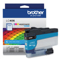 Brother LC406CS INKvestment Ink, 1,500 Page-Yield, Cyan