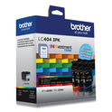 Brother LC4043PK INKvestment Ink, 750 Page-Yield, Cyan/Magenta/Yellow, 3/Pack (LC4043PKS)