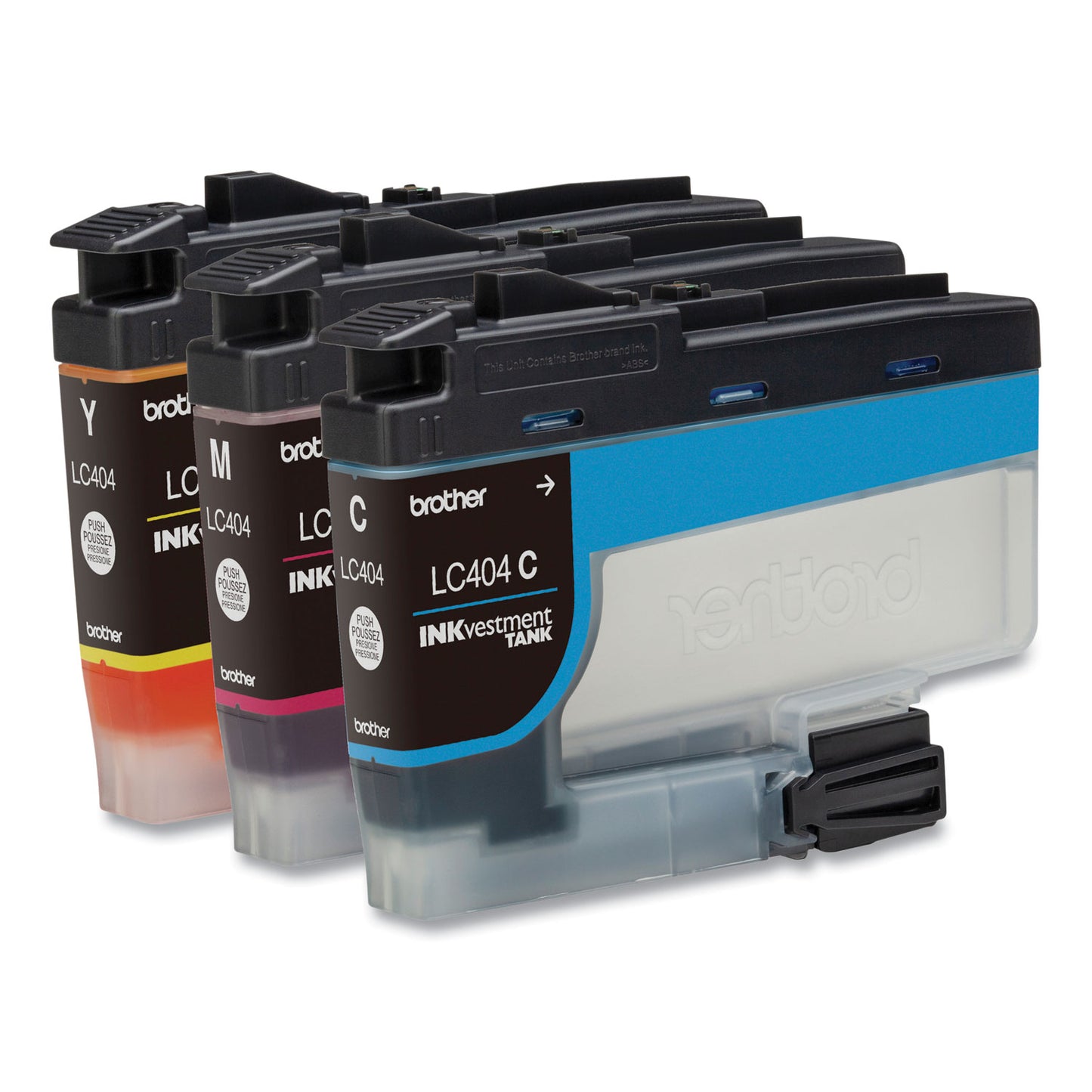 Brother LC4043PK INKvestment Ink, 750 Page-Yield, Cyan/Magenta/Yellow, 3/Pack (LC4043PKS)