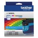 Brother LC406XLCS INKvestment High-Yield Ink, 5,000 Page-Yield, Cyan