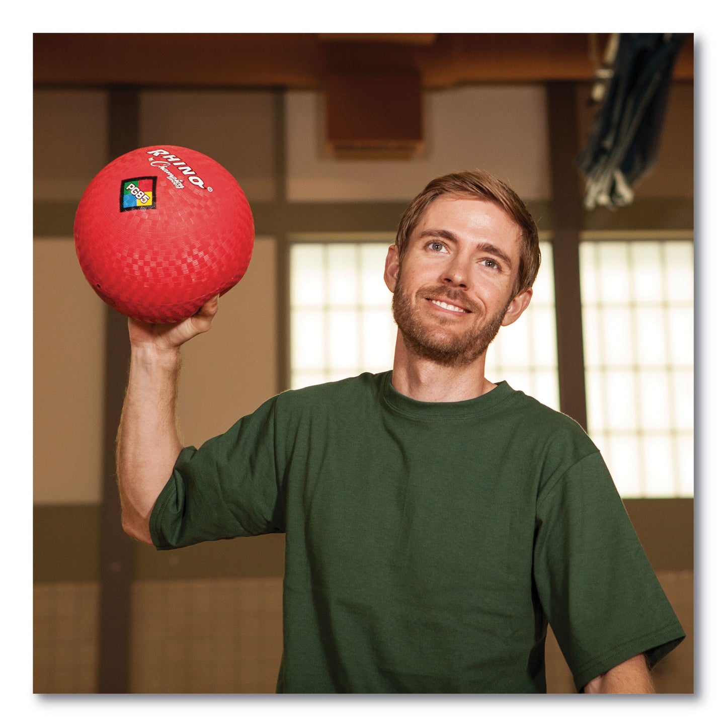 Champion Sports Playground Ball, 8.5" Diameter, Red (PG85)