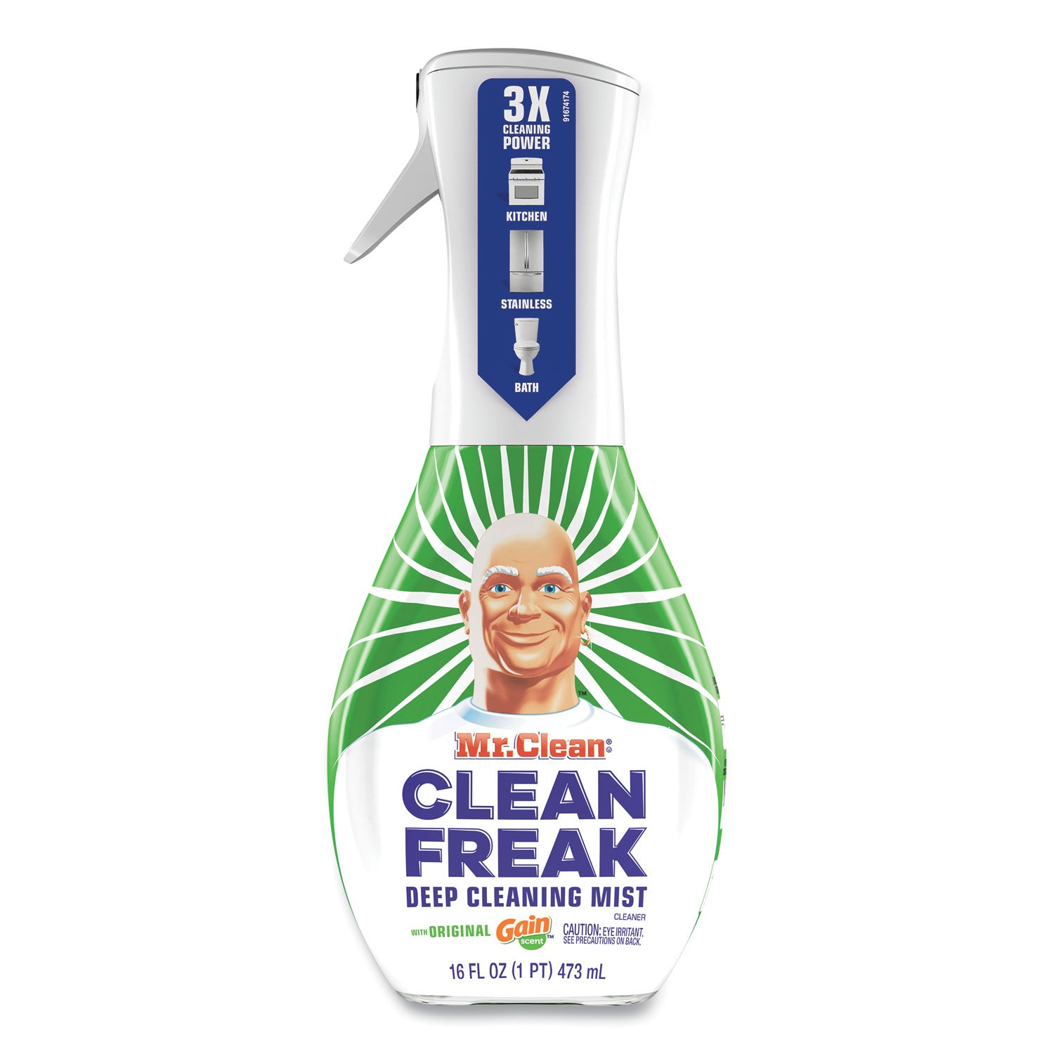 Mr. Clean Clean Freak Deep Cleaning Mist Multi-Surface Spray, Gain Original, 16 oz Spray Bottle (79127EA)