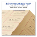 Avery Square Print-to-the-Edge Labels, Inkjet/Laser Printers, 2 x 2, Kraft Brown, 12/Sheet, 25 Sheets/Pack (22846)