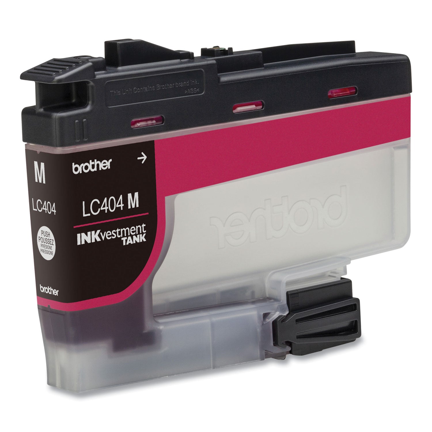 Brother LC404MS INKvestment Ink, 750 Page-Yield, Magenta