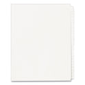 Avery Blank Tab Legal Exhibit Index Divider Set, 25-Tab, 11 x 8.5, White, 1 Set (11959)