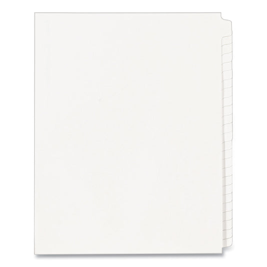 Avery Blank Tab Legal Exhibit Index Divider Set, 25-Tab, 11 x 8.5, White, 1 Set (11959)