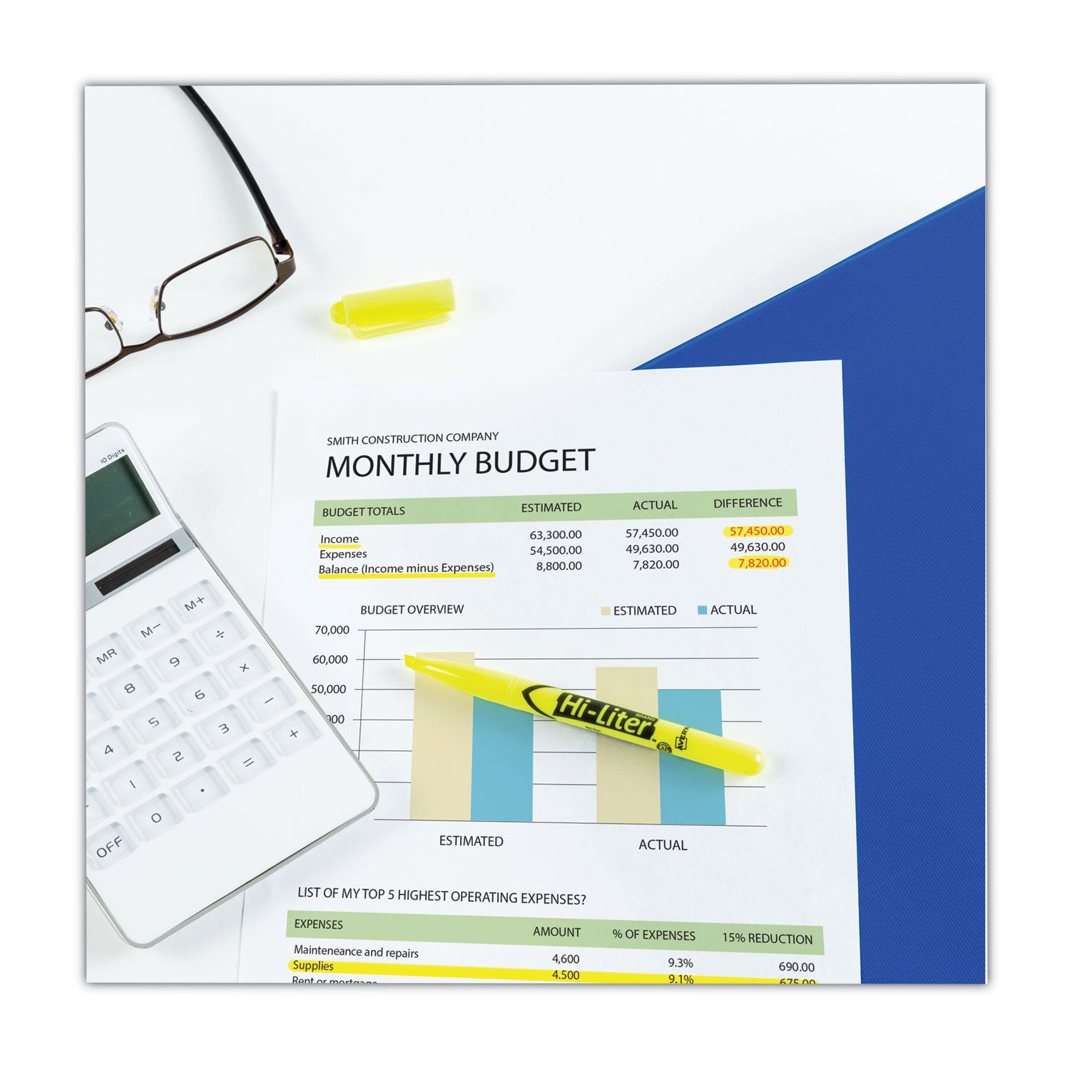 Avery HI-LITER Pen-Style Highlighters, Fluorescent Yellow Ink, Chisel Tip, Yellow/Black Barrel, Dozen (23591)