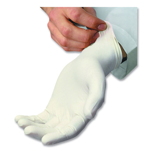 AMBITEX L5101 Series Powdered Latex Gloves, 4 mil, X-Large, Cream, 100/Box (LXL5101)