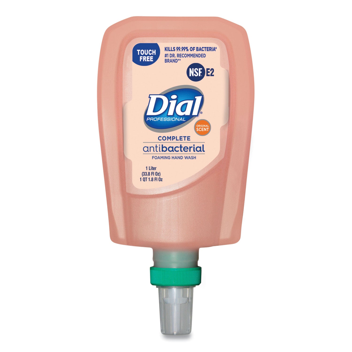 Dial Antibacterial Foaming Hand Wash Refill for FIT Touch Free Dispenser, Original Scent, 1 L (16674EA)