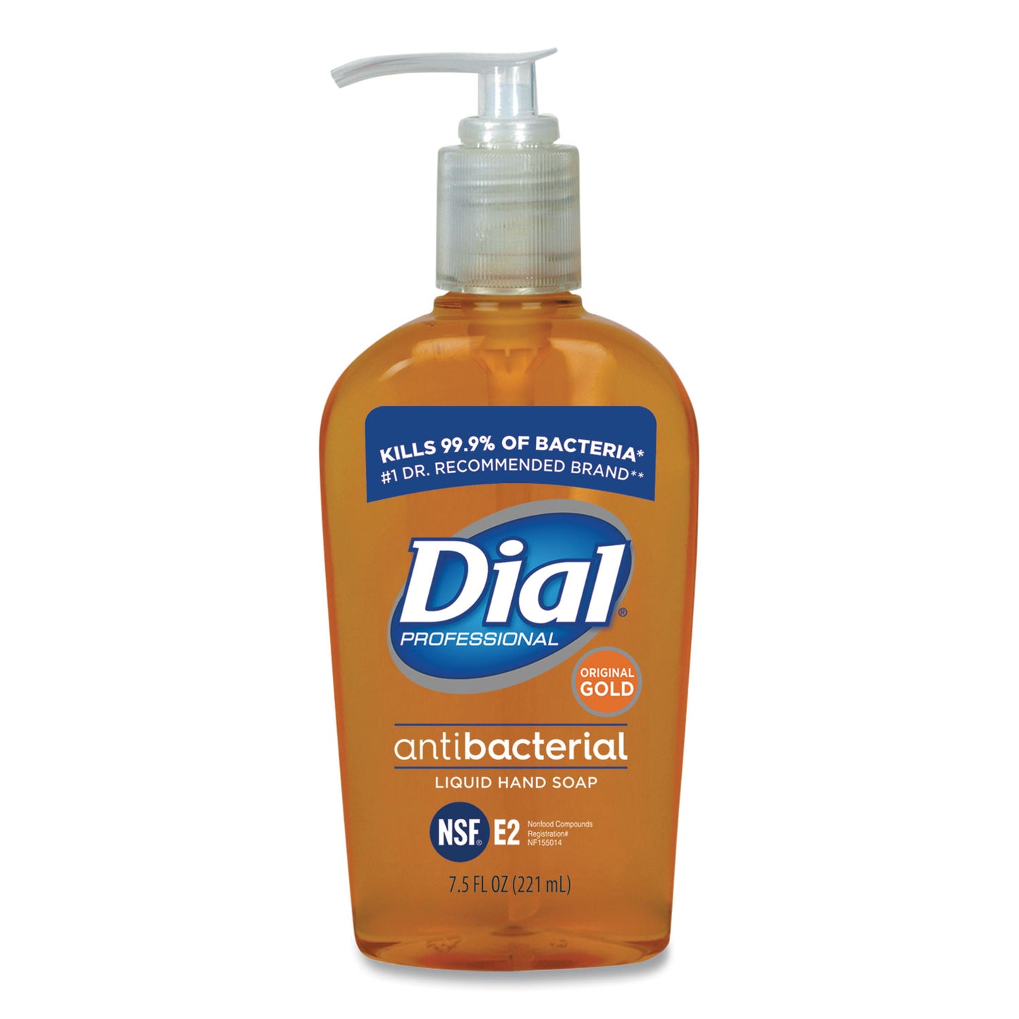 Dial Gold Antibacterial Liquid Hand Soap, Floral Scent, 7.5 oz (84014EA)