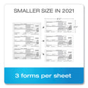 TOPS 1099-NEC Tax Forms, Fiscal Year: 2023, Five-Part Carbonless, 8.5 x 3.5, 3 Forms/Sheet, 50 Forms Total (22993NEC)