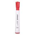 Universal Dry Erase Marker, Broad Chisel Tip, Red, Dozen (43652)