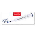 Universal Dry Erase Marker, Broad Chisel Tip, Blue, Dozen (43653)