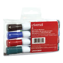 Universal Dry Erase Marker, Broad Chisel Tip, Assorted Colors, 4/Set (43650)