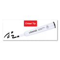 Universal Dry Erase Marker, Broad Chisel Tip, Black, Dozen (43651)