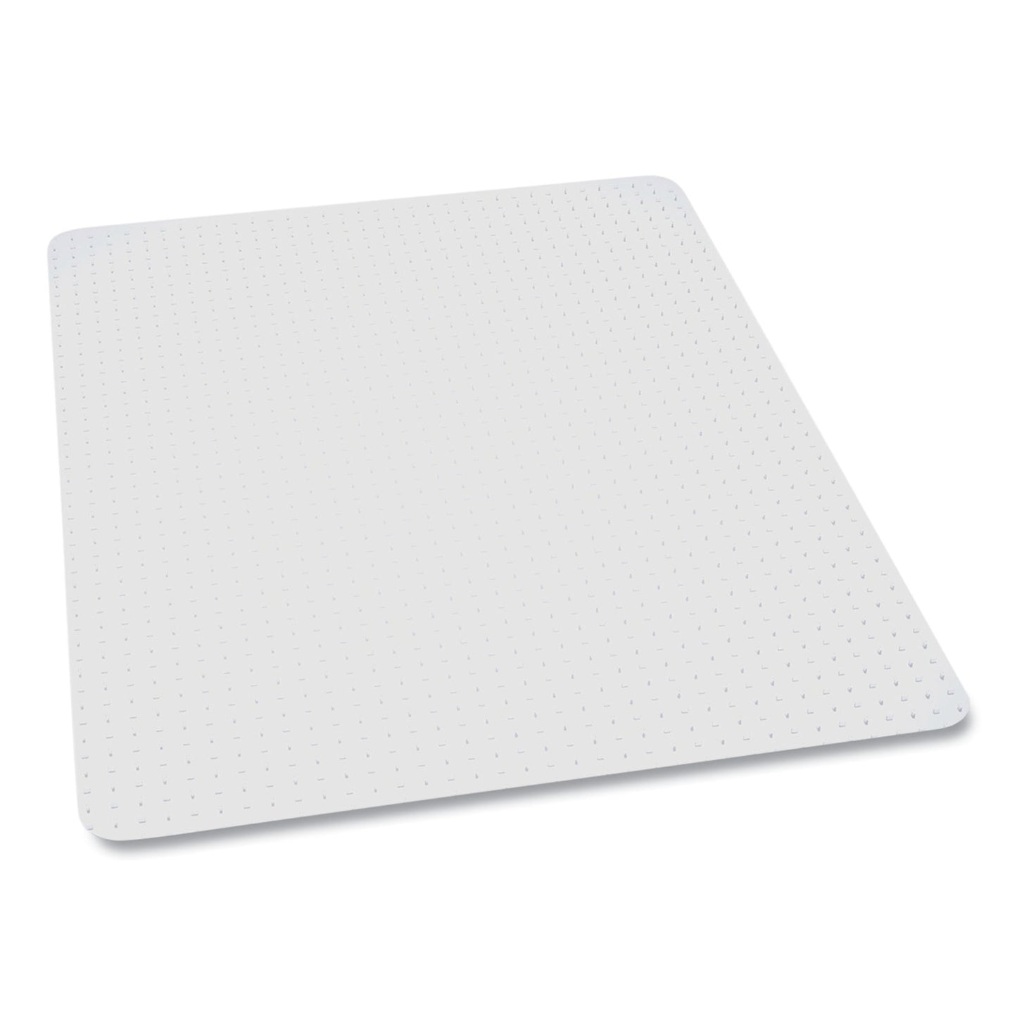 ES Robbins EverLife Light Use Chair Mat for Flat Pile Carpet, Rectangular, 36 x 44, Clear (121821)