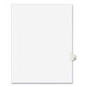 Preprinted Legal Exhibit Side Tab Index Dividers, Avery Style, 10-Tab, 18, 11 x 8.5, White, 25/Pack, (1018) (01018)