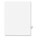 Preprinted Legal Exhibit Side Tab Index Dividers, Avery Style, 10-Tab, 20, 11 x 8.5, White, 25/Pack, (1020) (01020)