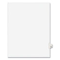 Preprinted Legal Exhibit Side Tab Index Dividers, Avery Style, 10-Tab, 21, 11 x 8.5, White, 25/Pack, (1021) (01021)