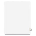 Preprinted Legal Exhibit Side Tab Index Dividers, Avery Style, 10-Tab, 23, 11 x 8.5, White, 25/Pack, (1023) (01023)