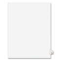 Preprinted Legal Exhibit Side Tab Index Dividers, Avery Style, 10-Tab, 24, 11 x 8.5, White, 25/Pack, (1024) (01024)