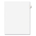 Preprinted Legal Exhibit Side Tab Index Dividers, Avery Style, 10-Tab, 28, 11 x 8.5, White, 25/Pack, (1028) (01028)