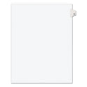 Preprinted Legal Exhibit Side Tab Index Dividers, Avery Style, 10-Tab, 52, 11 x 8.5, White, 25/Pack, (1052) (01052)