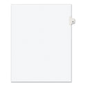 Preprinted Legal Exhibit Side Tab Index Dividers, Avery Style, 10-Tab, 55, 11 x 8.5, White, 25/Pack, (1055) (01055)