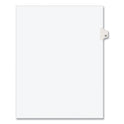 Preprinted Legal Exhibit Side Tab Index Dividers, Avery Style, 10-Tab, 56, 11 x 8.5, White, 25/Pack, (1056) (01056)