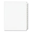 Preprinted Legal Exhibit Side Tab Index Dividers, Avery Style, 25-Tab, 176 to 200, 11 x 8.5, White, 1 Set, (1337) (01337)