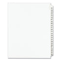 Preprinted Legal Exhibit Side Tab Index Dividers, Avery Style, 25-Tab, 301 to 325, 11 x 8.5, White, 1 Set, (1342) (01342)