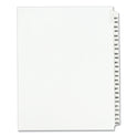 Preprinted Legal Exhibit Side Tab Index Dividers, Avery Style, 25-Tab, 351 to 375, 11 x 8.5, White, 1 Set, (1344) (01344)