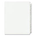 Preprinted Legal Exhibit Side Tab Index Dividers, Avery Style, 25-Tab, 401 to 425, 11 x 8.5, White, 1 Set, (1346) (01346)