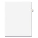 Preprinted Legal Exhibit Side Tab Index Dividers, Avery Style, 26-Tab, F, 11 x 8.5, White, 25/Pack, (1406) (01406)