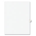 Preprinted Legal Exhibit Side Tab Index Dividers, Avery Style, 26-Tab, P, 11 x 8.5, White, 25/Pack, (1416) (01416)