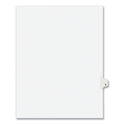 Preprinted Legal Exhibit Side Tab Index Dividers, Avery Style, 26-Tab, S, 11 x 8.5, White, 25/Pack, (1419) (01419)