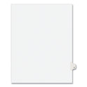 Preprinted Legal Exhibit Side Tab Index Dividers, Avery Style, 26-Tab, V, 11 x 8.5, White, 25/Pack, (1422) (01422)