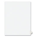 Preprinted Legal Exhibit Side Tab Index Dividers, Avery Style, 26-Tab, Z, 11 x 8.5, White, 25/Pack, (1426) (01426)