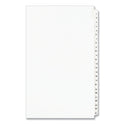 Preprinted Legal Exhibit Side Tab Index Dividers, Avery Style, 25-Tab, 1 to 25, 14 x 8.5, White, 1 Set, (1430) (01430)