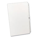 Preprinted Legal Exhibit Side Tab Index Dividers, Avery Style, 27-Tab, A to Z, 14 x 8.5, White, 1 Set (11375)